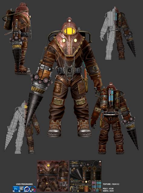 big daddy alpha|big daddy bioshock without suit.